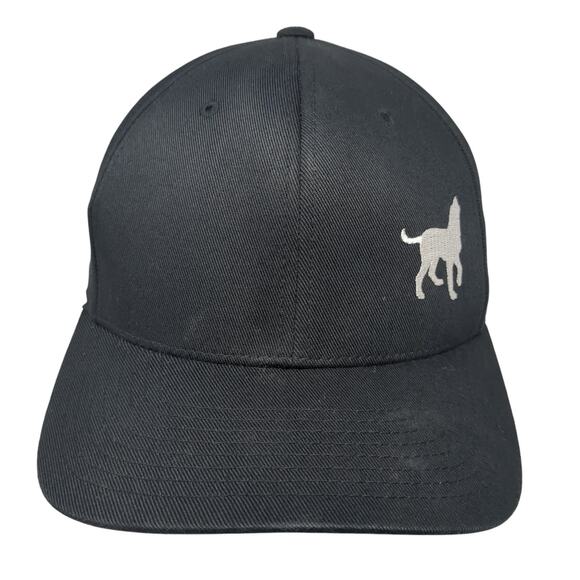 Redbone Trucking Fitted Baseball Cap Black Medium Lightweight Flexfit - Picture 1 of 10